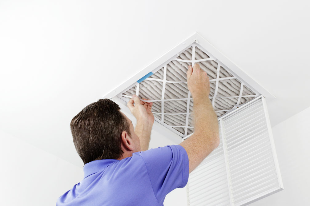 Filter replacement to help improve Indoor Air Quality